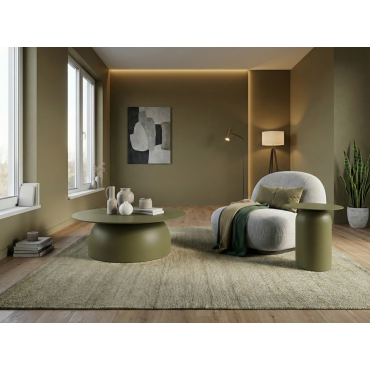 Kastra & Polaris Zeytin Yeşili Sehpa Seti