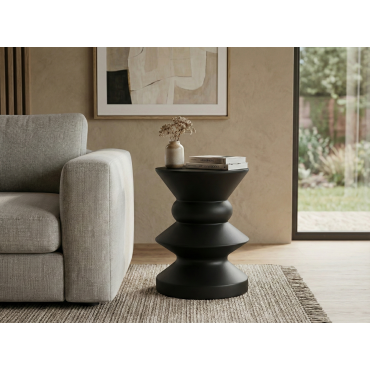 Askella Siyah Yan Sehpa