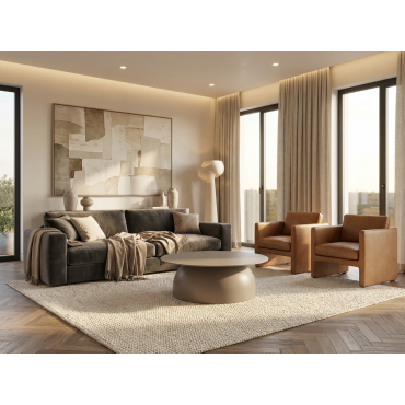 Kastra Toprak Gri Orta Sehpa