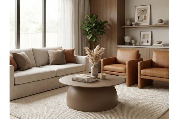 Kastra Vizon Gri Orta Sehpa